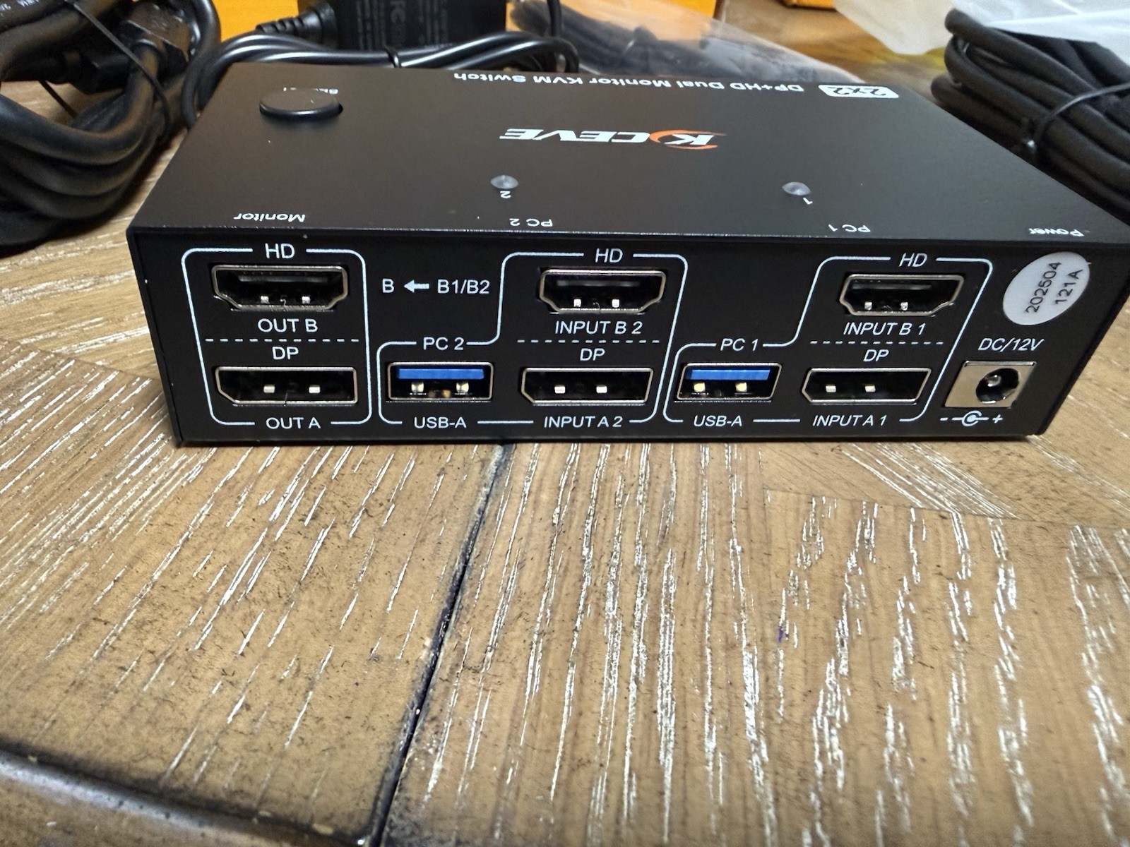 8K KVM Switch 2 Monitors 2 Computers Displayport HDMI, Dual Monitor USB 3.0 D…
