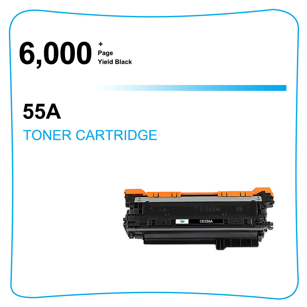 3PK CE255A 55A Toner fits for HP LaserJet Pro P3010 P3011 P3015 P3015DN P3015X