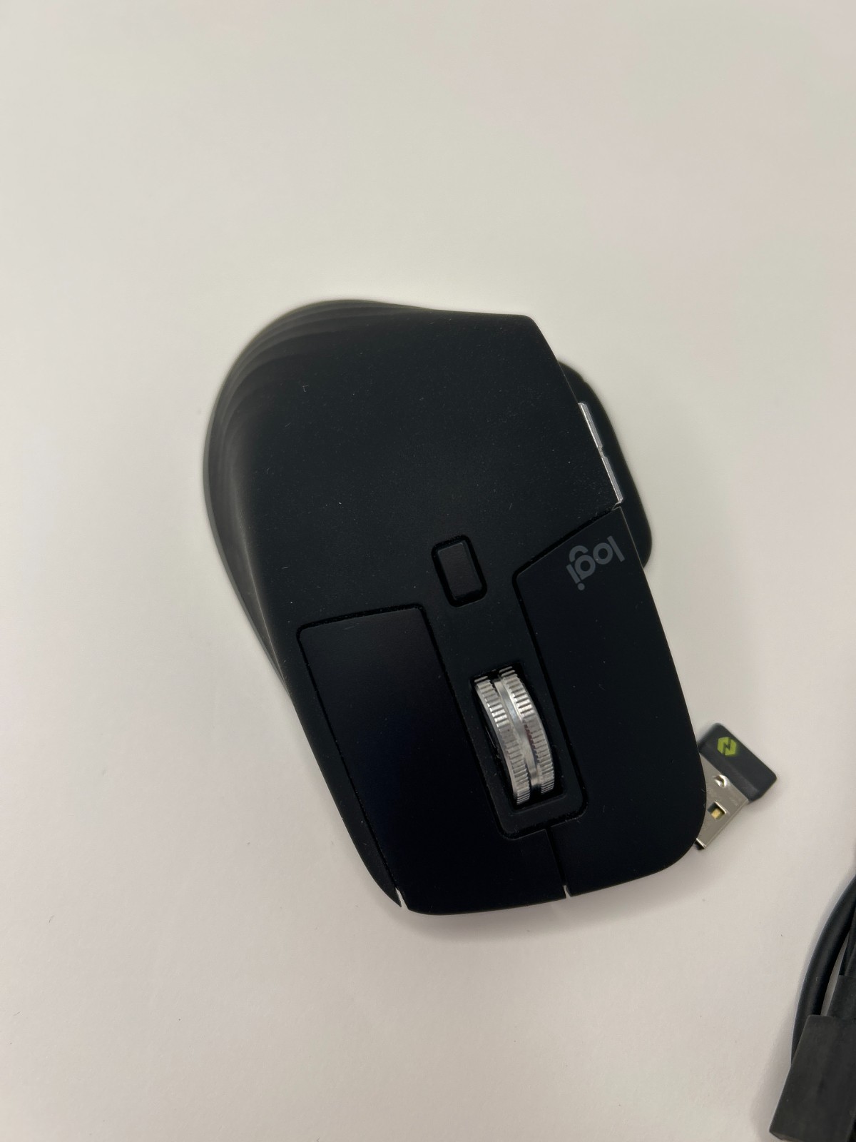 Logitech MX Master 3S bluetooth Wireless Laser Mouse Black w/ usb dongle