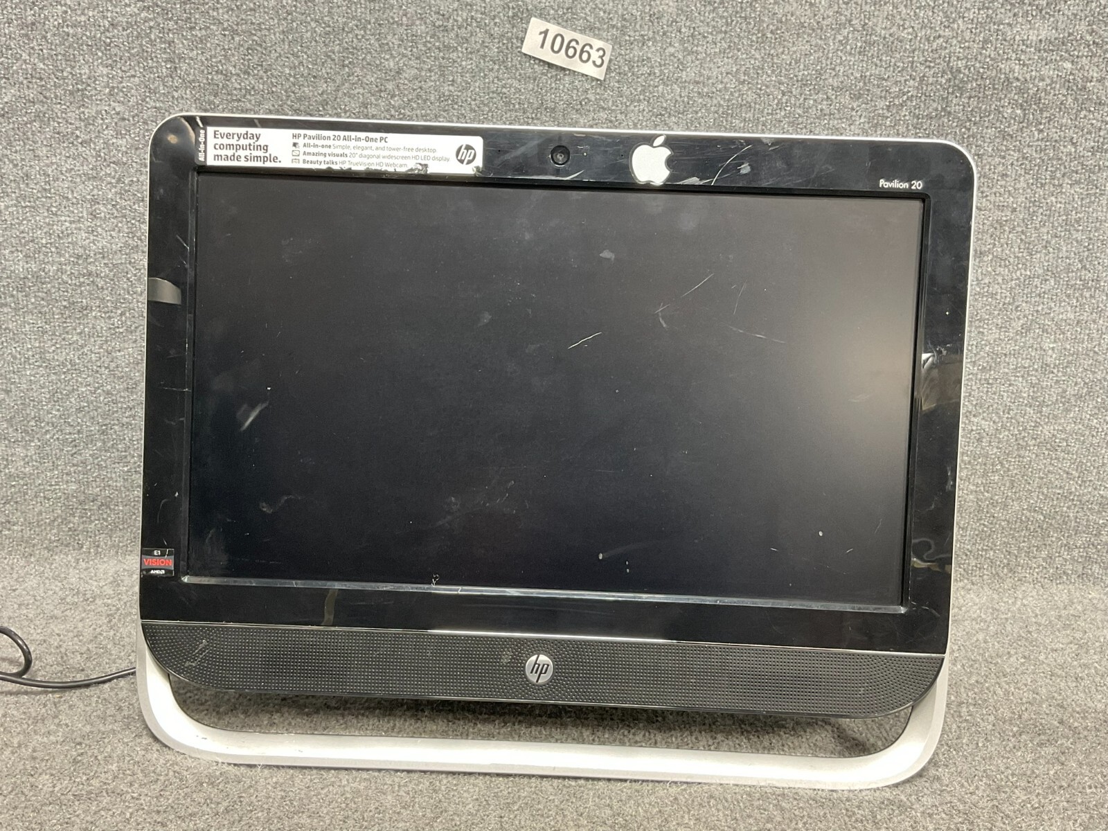 HP Pavilion 20-b014 20″ All-in-One Desktop PC Computer Used