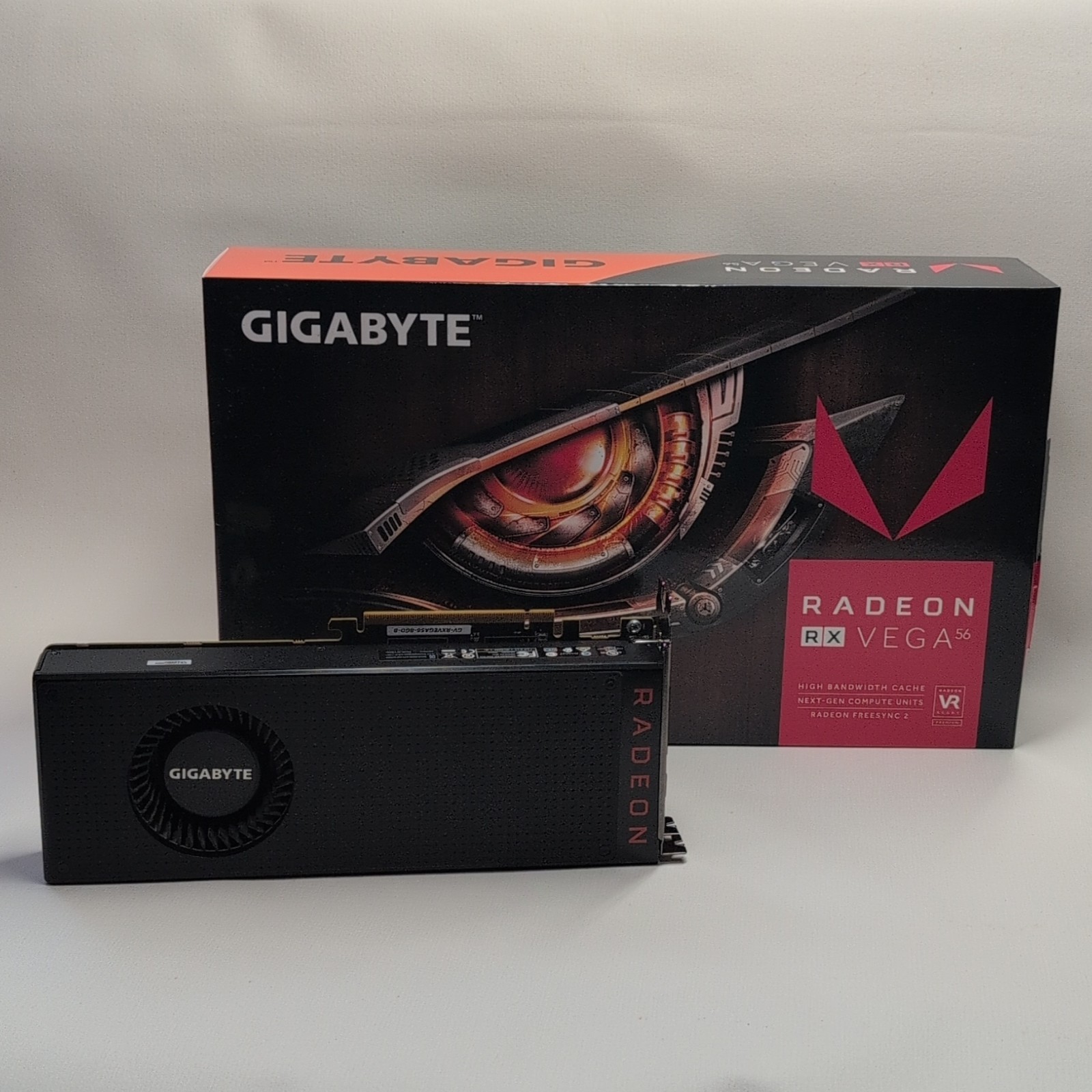 GIGABYTE AMD Radeon RX Vega 56 8GB HBM2 Graphics Card GPU – Tested & Working Box