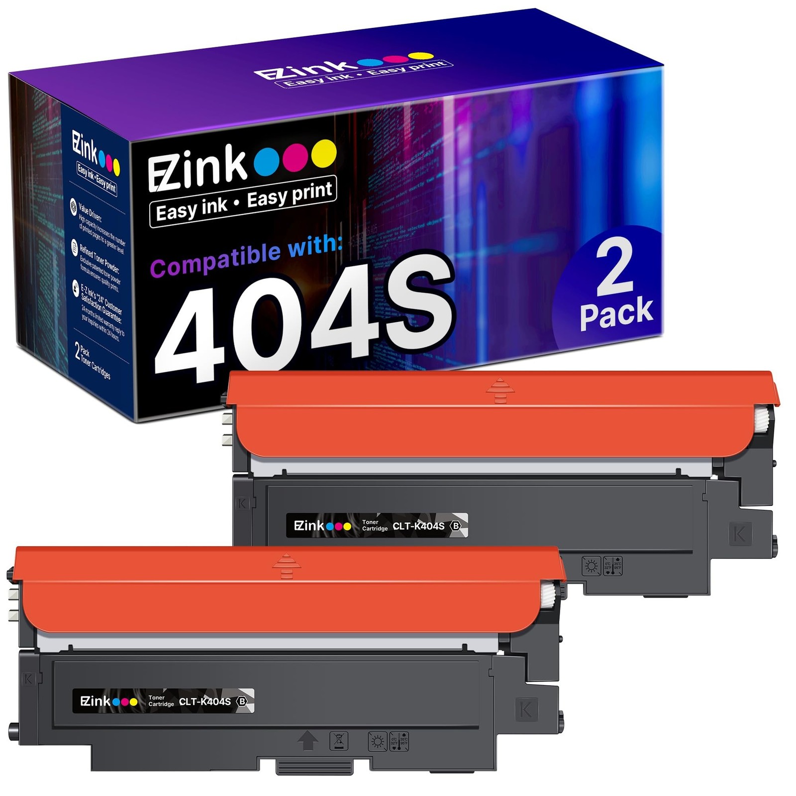 E-Z Ink Compatible Toner Cartridge Replacement for Samsung 404 404S CLT-K404S…