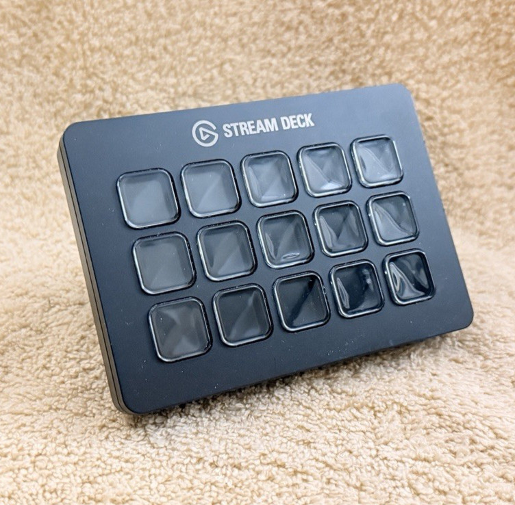 Elgato Stream Deck Keypad 15 Customizable LCD Keys Programmable Black ST06