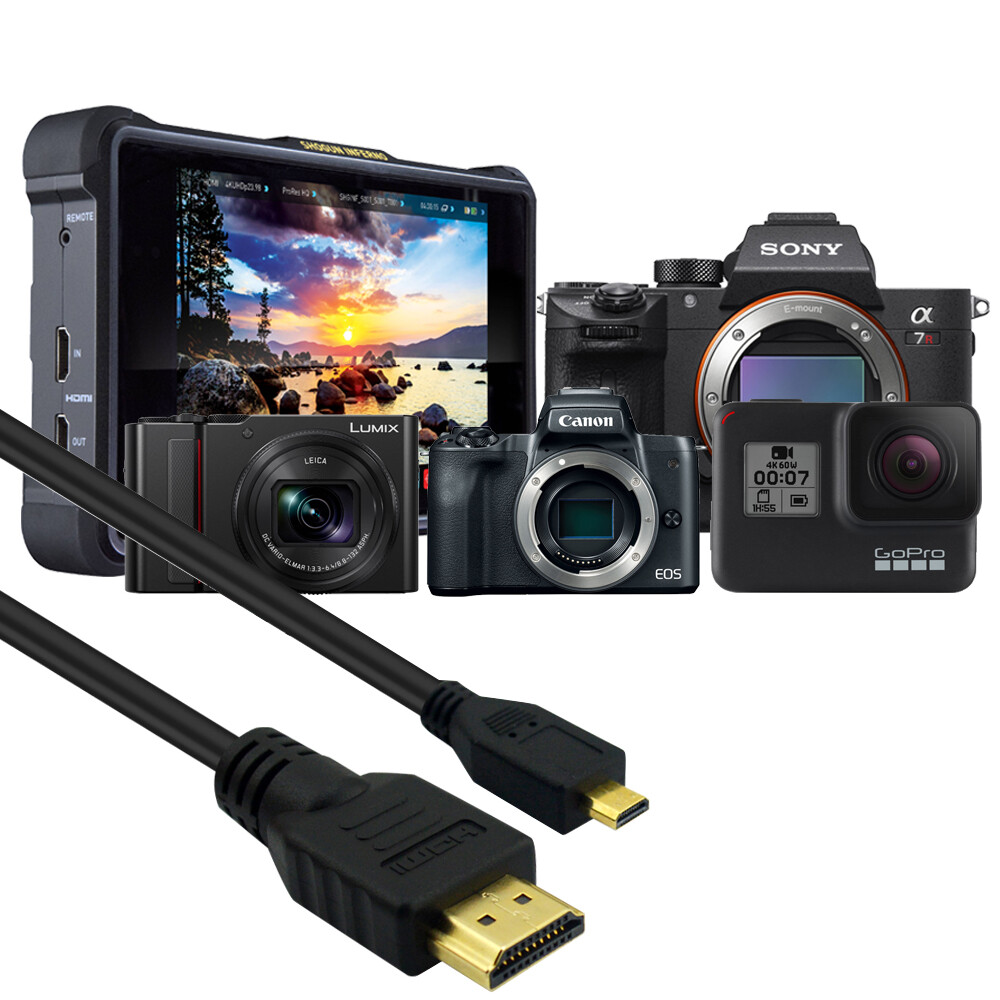 CBUS HDMI to Micro HDMI Cable Video Cord for Raspberry Pi 4, Pi 4B, Pi 400