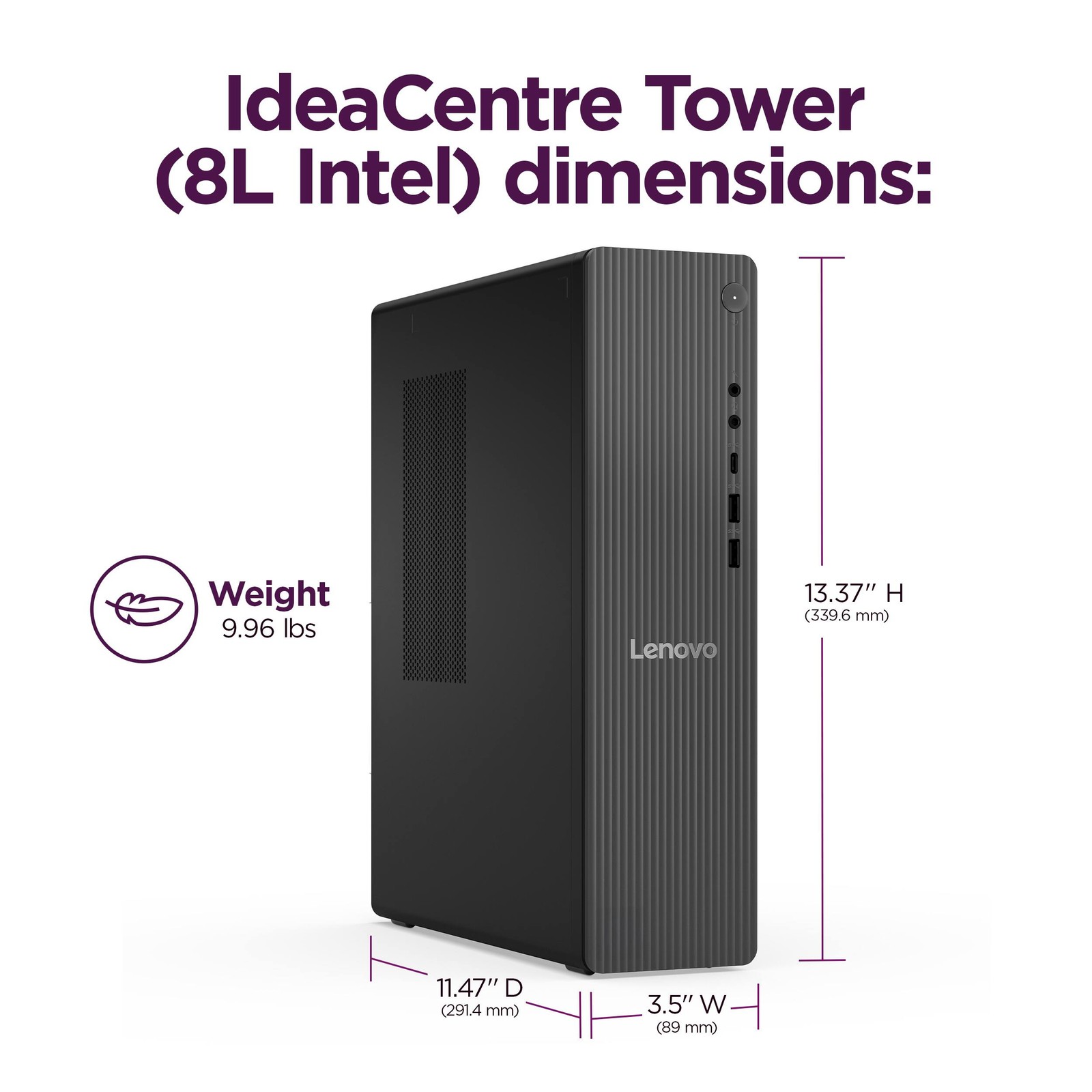 Lenovo – IdeaCentre Tower Desktop – Intel Core Ultra 7 Processor 265 – 16GB R…