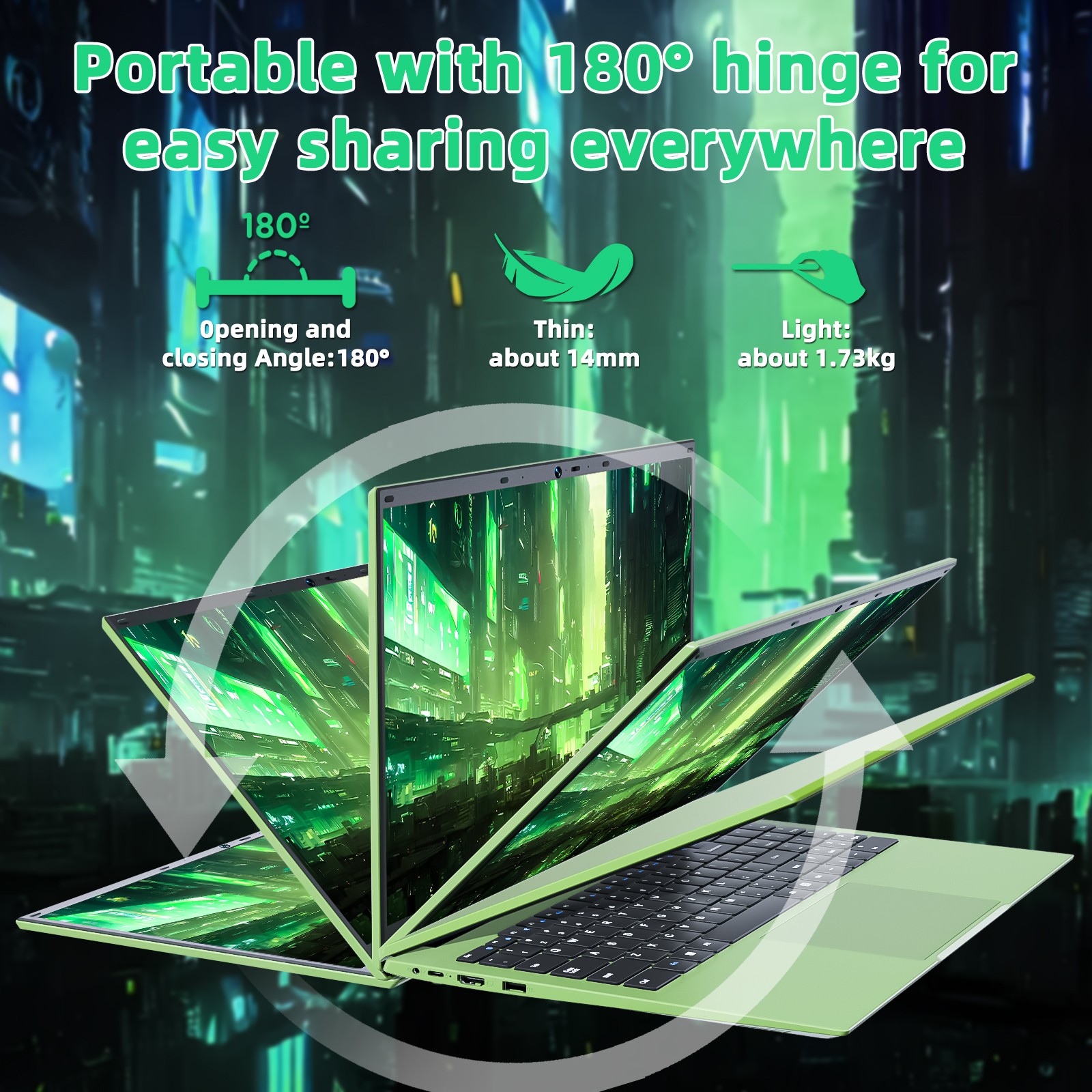 SGIN 15.6 Inch Laptops 128GB 1152GB 2048GB ROM Celeron N5095A Quad Core Window11