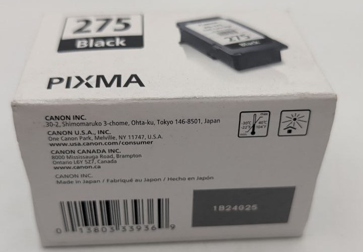 Canon PG-275 Yield Black Ink Cartridge for PIXMA TR4720 TR4722 TR4723 TS3520 OEM