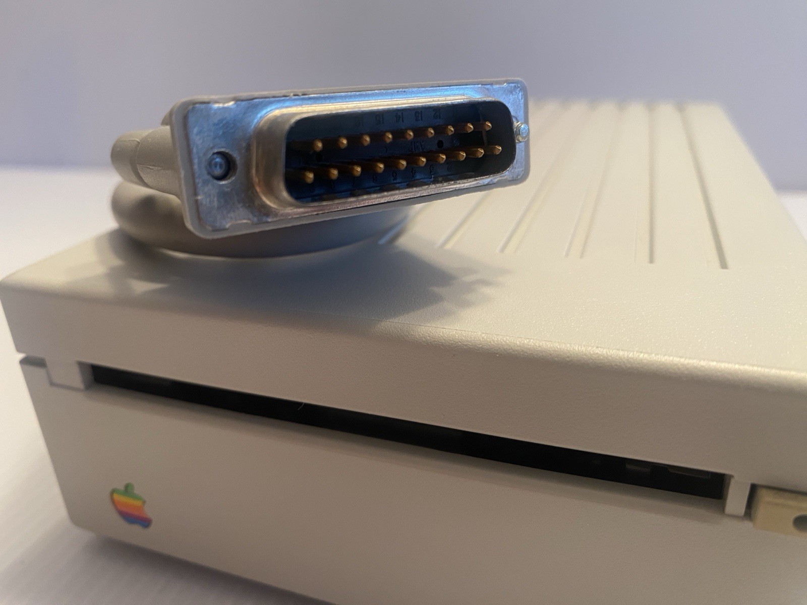 VINTAGE Apple 3.5 Drive External 3½” Floppy Drive DB-19 Beige | P/N A9M0106