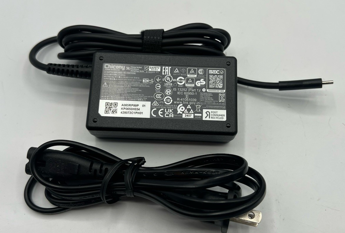 Chicony 65W A20-065N3A For MSI Summit E13 Flip 20V 3.25A