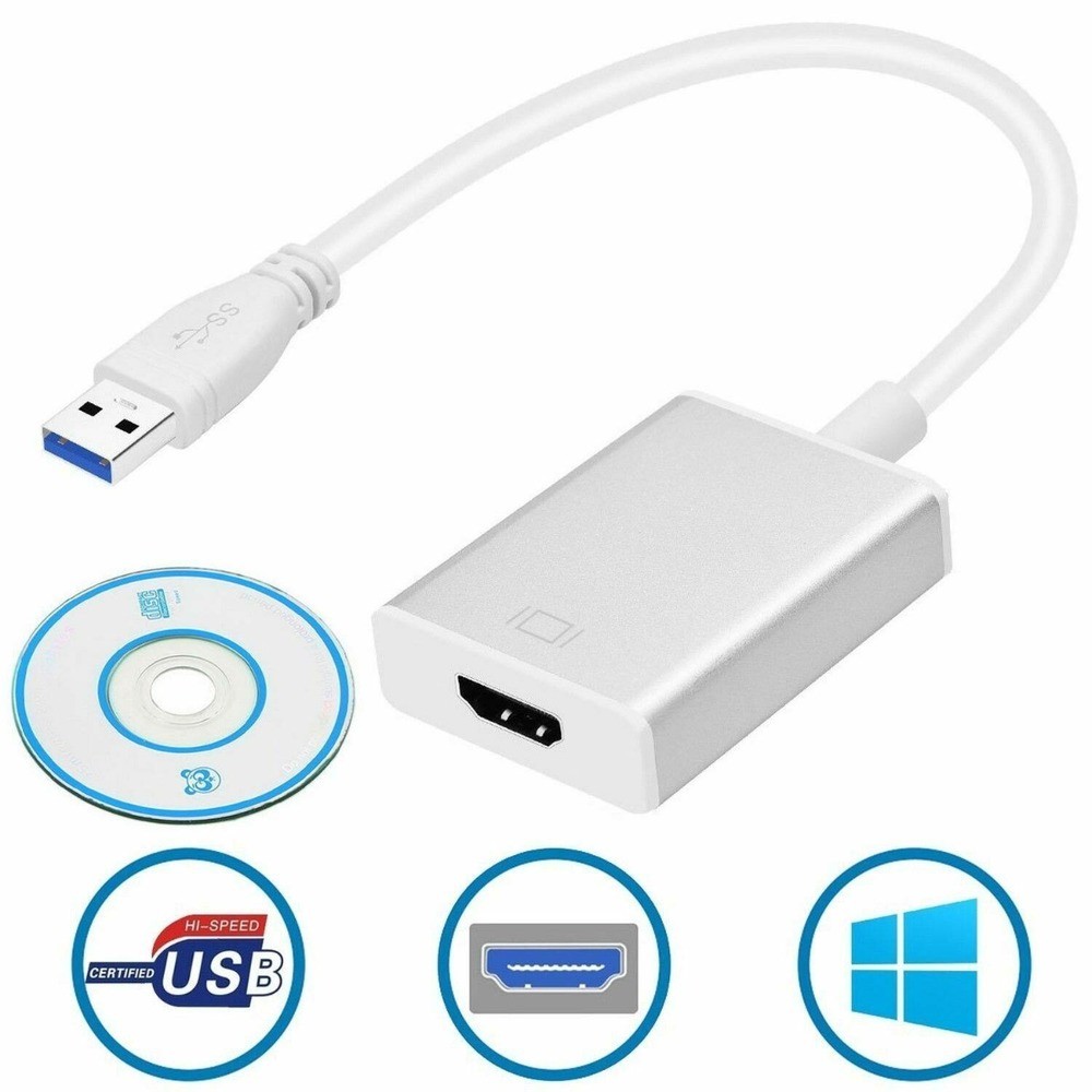 USB 3.0 To HDMI (Silver)