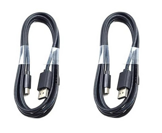 2Pcs DELL DisplayPort to Mini Displayport Cable 05VX0 Display Port Mini DP 6FT