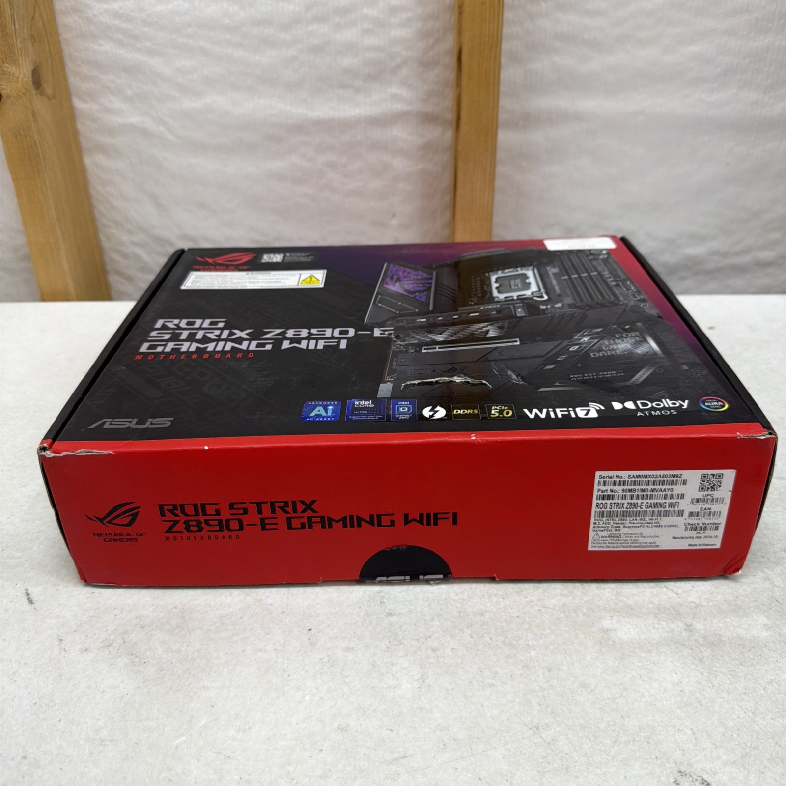 ASUS ROG STRIX Z890-E GAMING WIFI Intel® Z890 LGA 1851 ATX motherboard