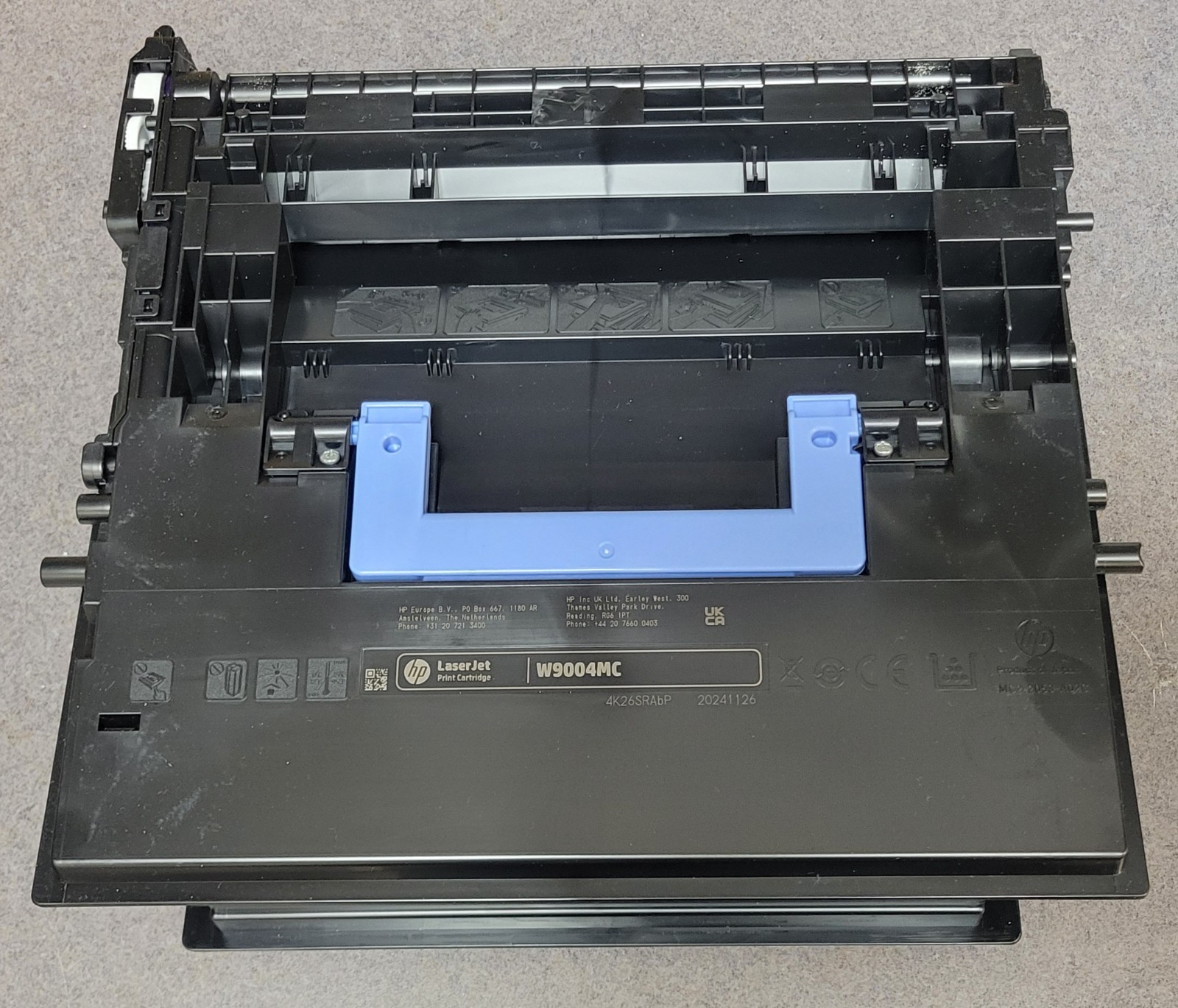 HP LaserJet E60165 Fuser Kit RM2-4320 100V 40% and Black Toner W9004MC 20% Life