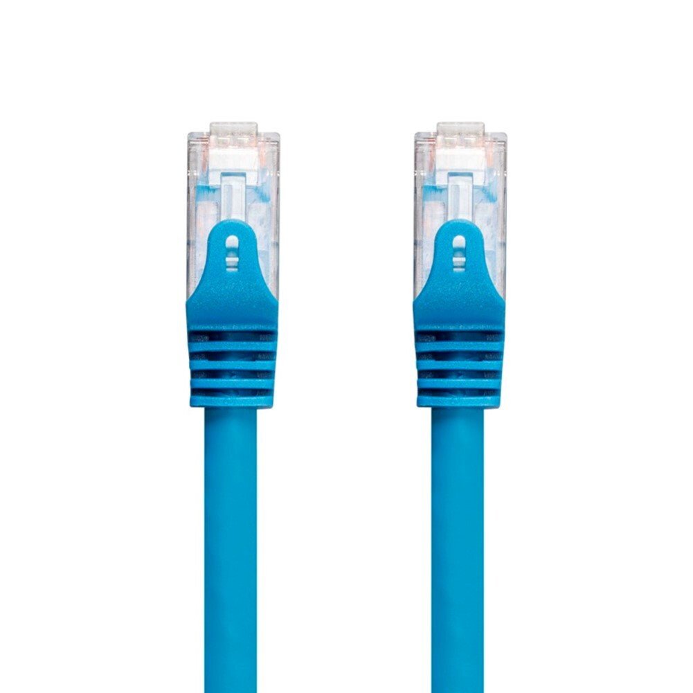 10 25 30 35 50 75 100FT Cat6 Ethernet RJ45 Patch Cable UTP Plenum 23AWG BLUE LOT