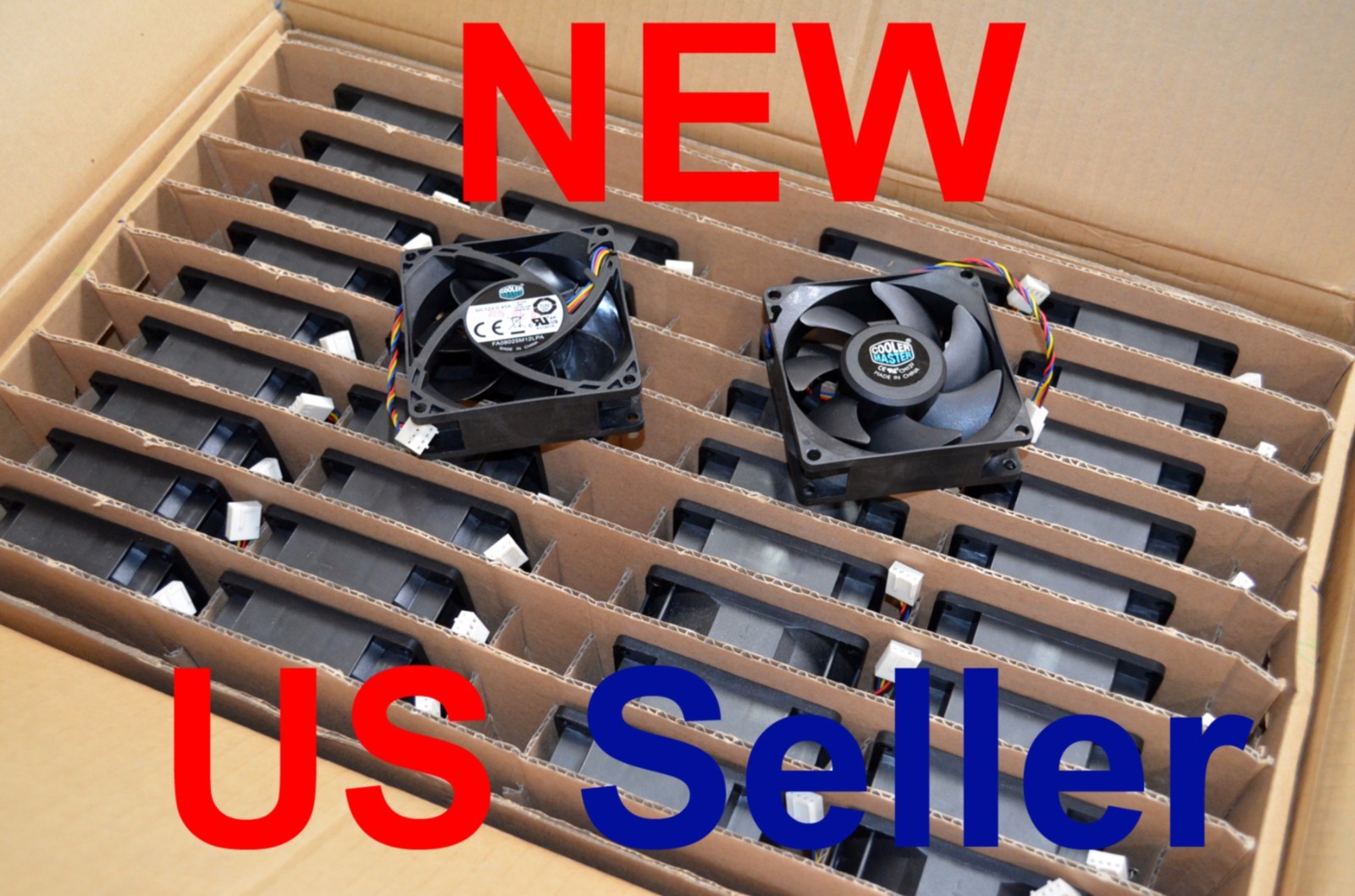 **NEW** Cooler Master DC12 0.45A Fan 80x25mm FA08025M12LPA PWM