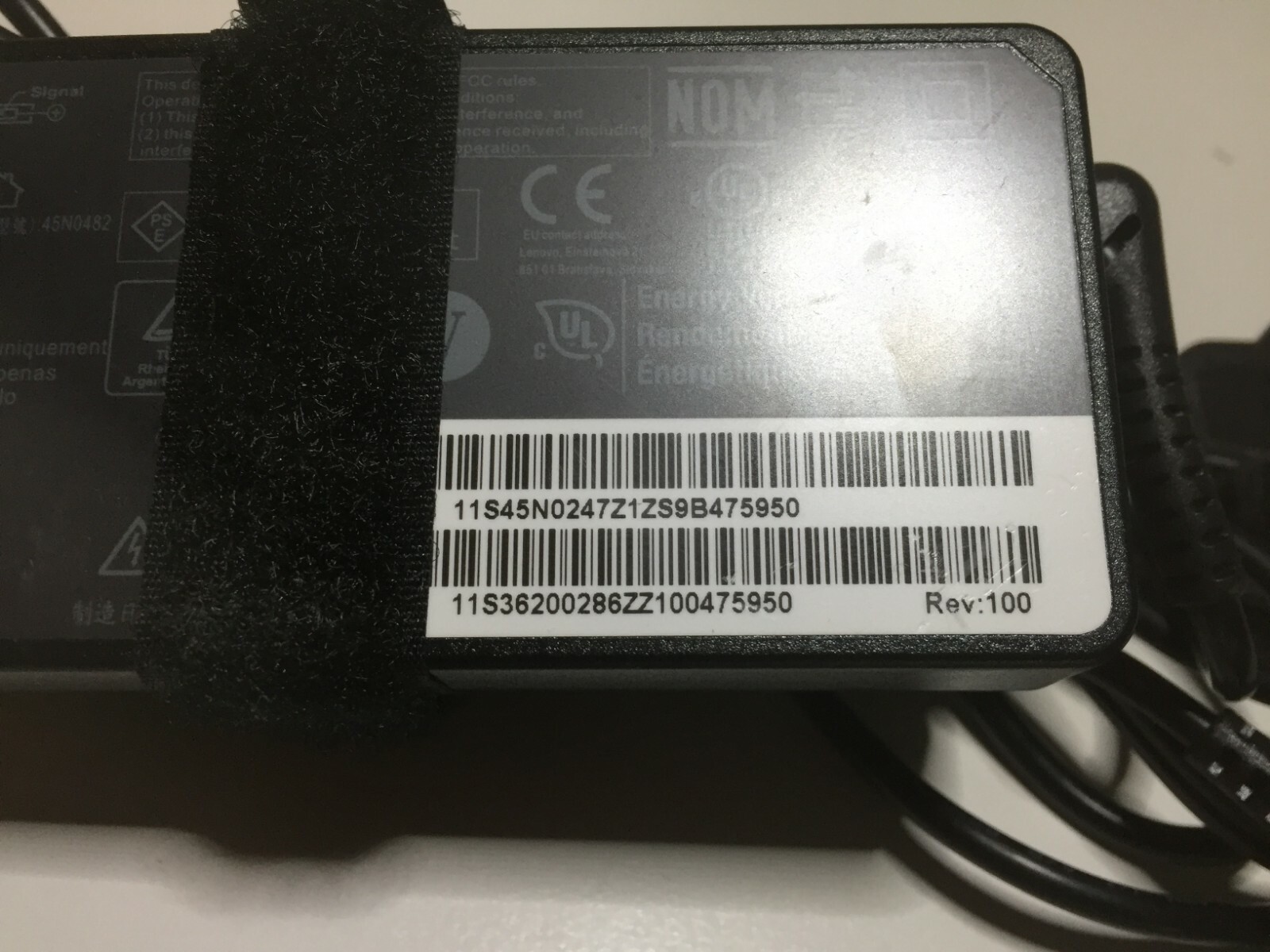 Lot of 25 Lenovo 90W 20V 4.5A Slim Yellow Tip AC Adapters adlx90nlc2a