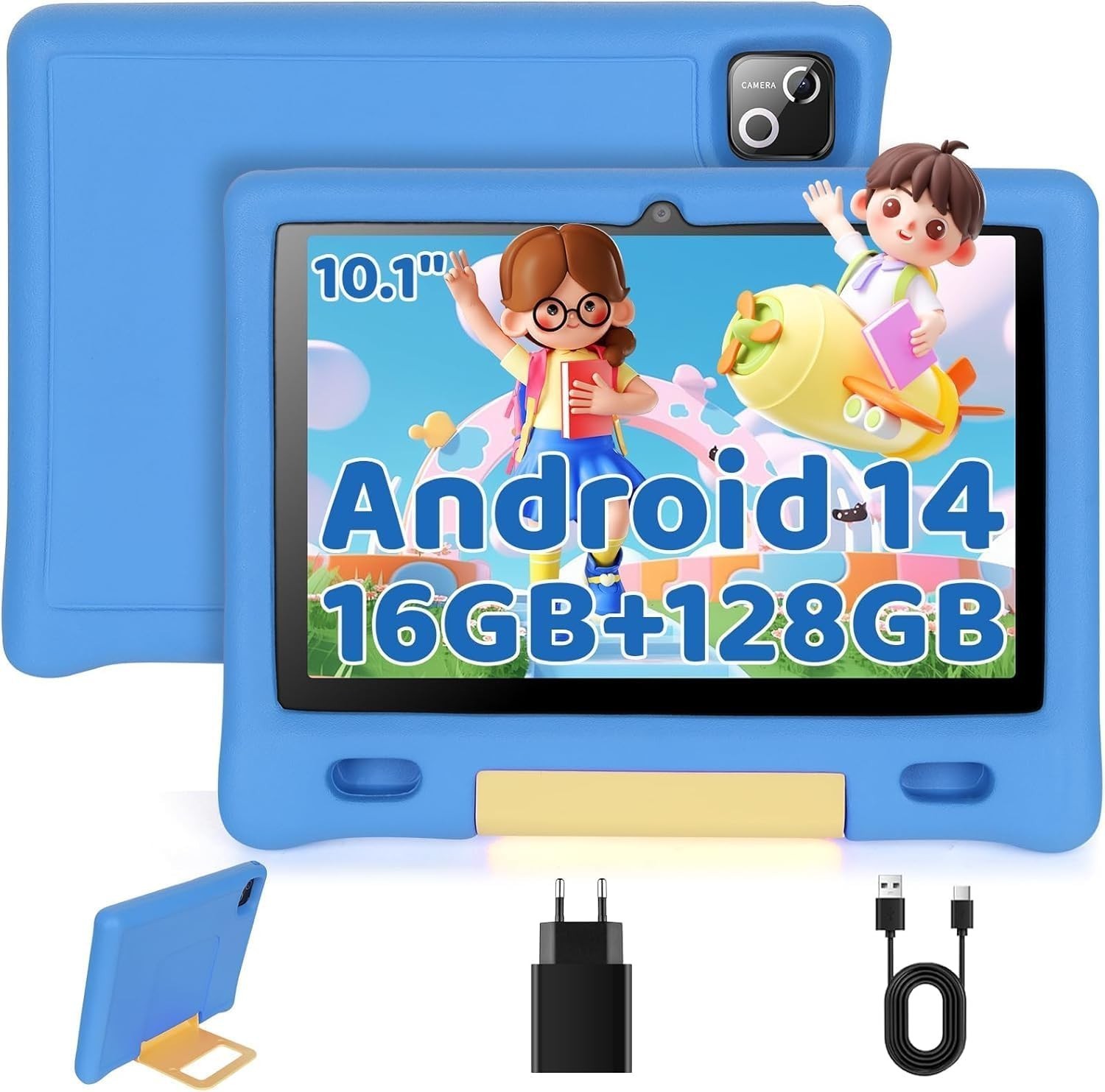 10 Inch Kids Tablet Android 15 Octa-Core 20GB+128GB Support 1TB TF Expansion