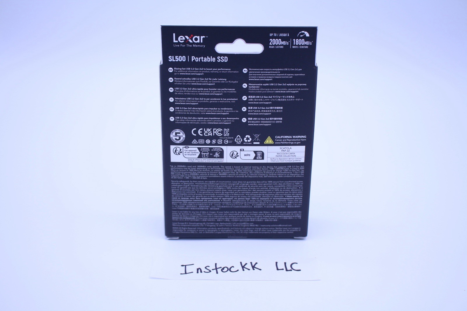 Lexar 1TB SL500 Portable SSD