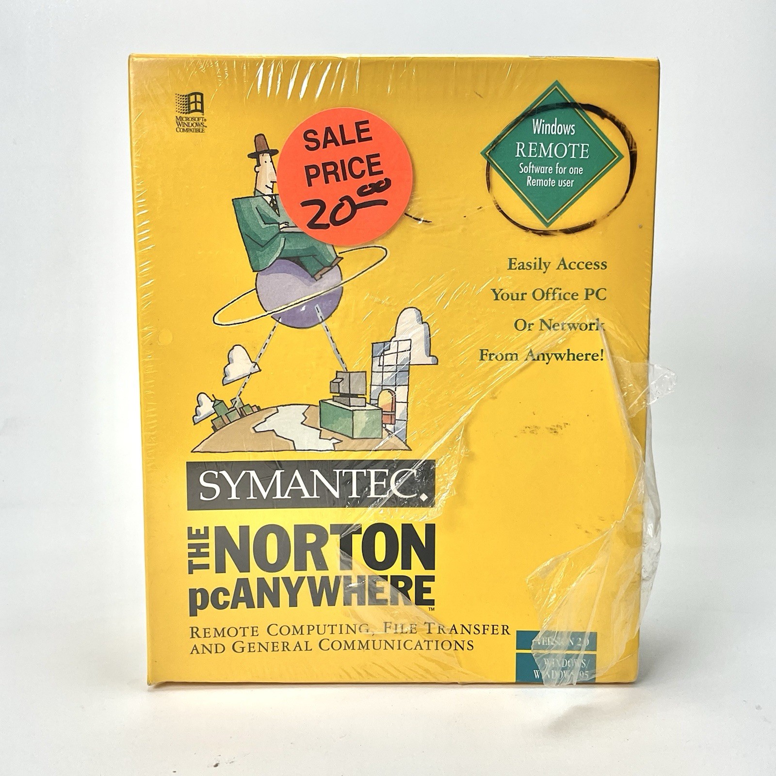 Symantec The Norton PCAnywhere Version 2.0 Windows / Windows 95 Factory Sealed