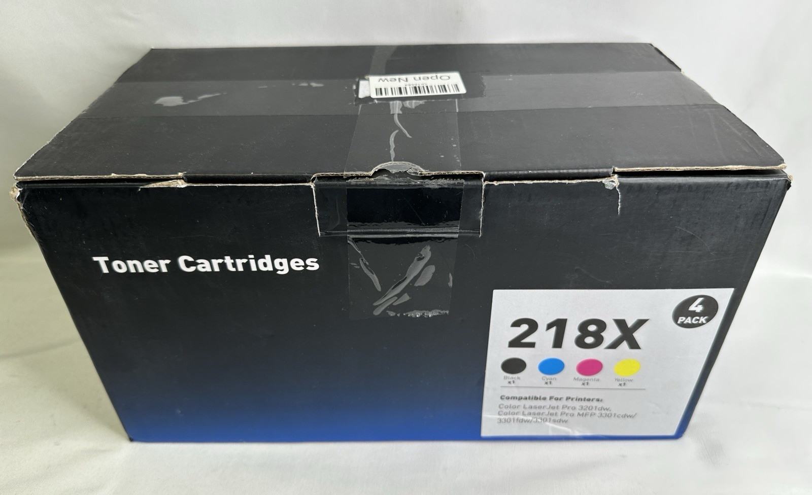 218X Toner Cartridges for HP Color LaserJet Pro 3201dw MFP 3301fdw 3301sdw 4Pack