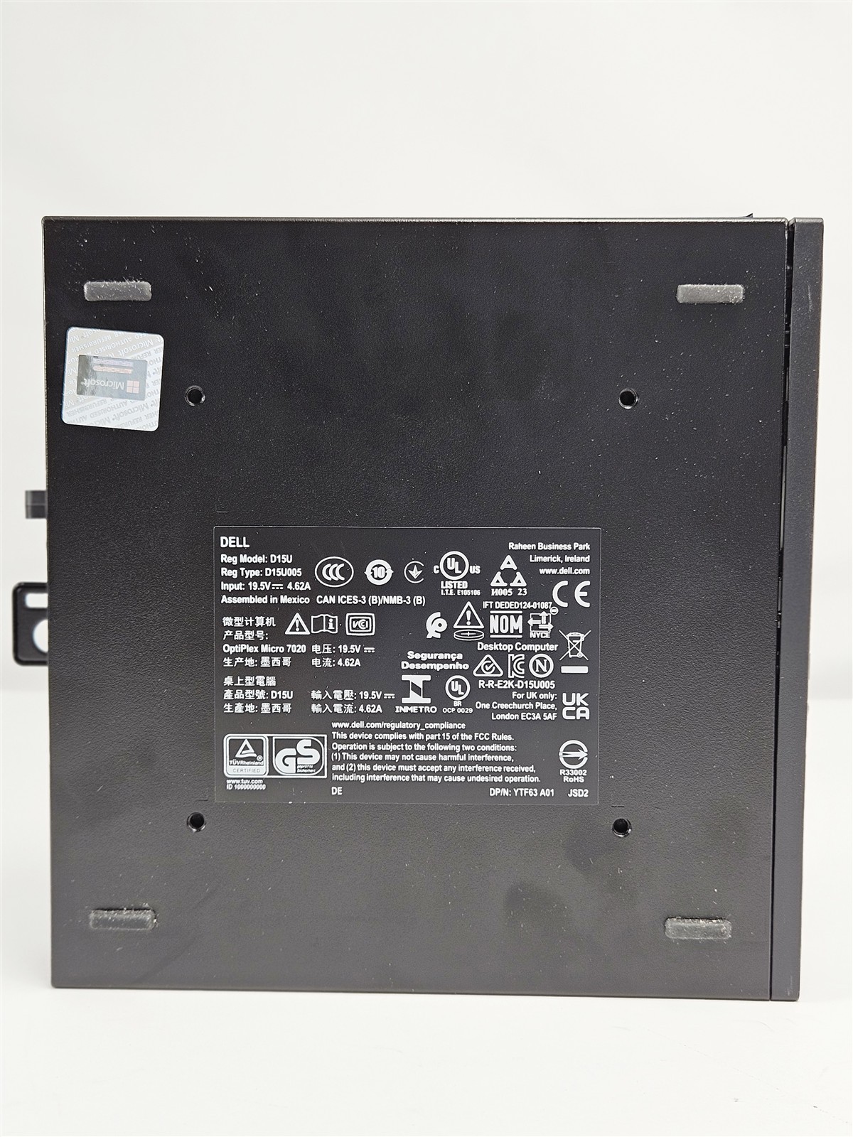 Dell D15U OptiPlex 7020 Micro Form Factor i5-14500T 8GB RAM 256GB SSD Win11 Home