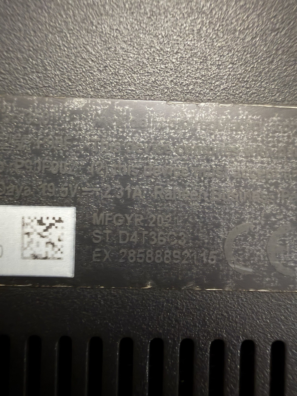 DELL INSPIRON 15 3501 INTEL CORE I5-1035G1 1GHZ CPU LAPTOP MOTHERBOD