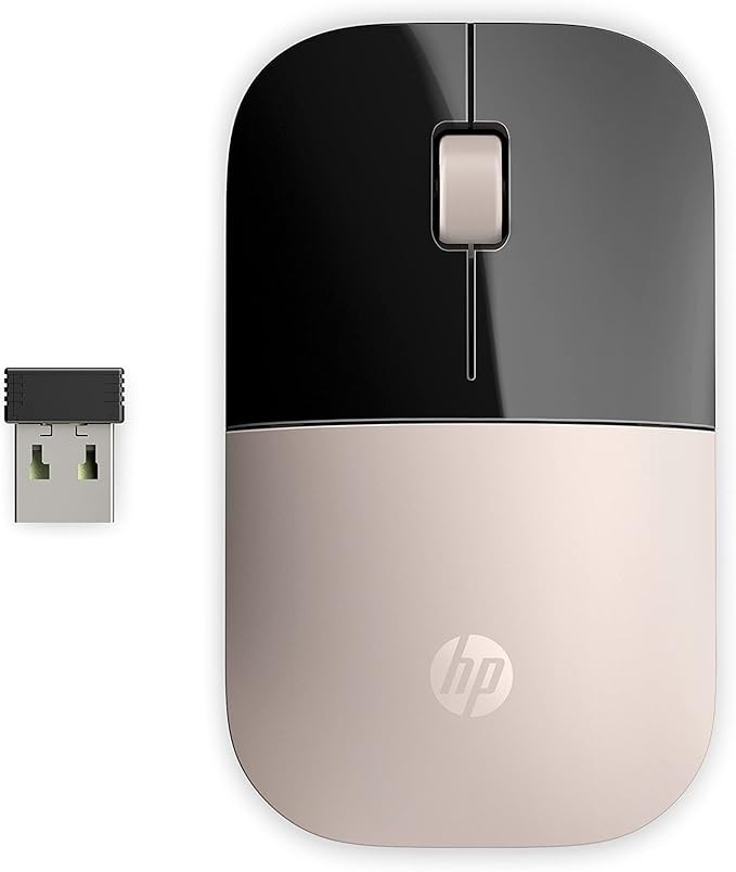 HP Z3700 Wireless Mouse Pale Rose Gold/Glossy Black 8EB14AV Genuine USA Seller