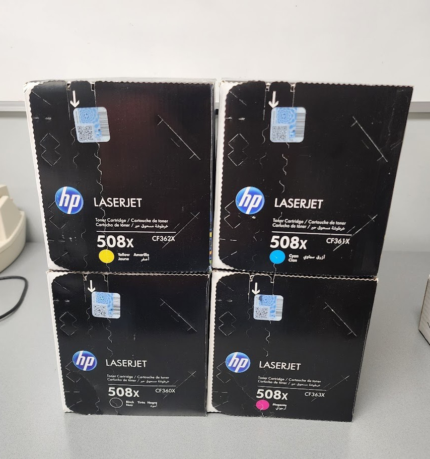 HP 508X SET OEM 4-Pack Original HP High-Yield Toner Cartridges