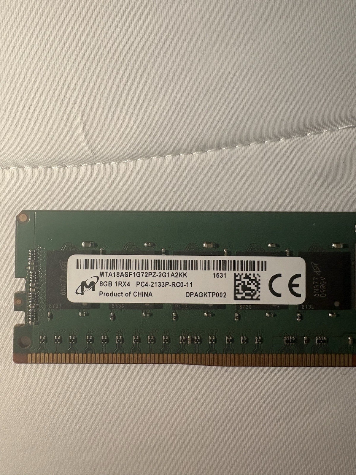 Crucial 16GB (2x8GB) DDR4-2133 PC4-2133P ECC UDIMM 288-Pin RAM