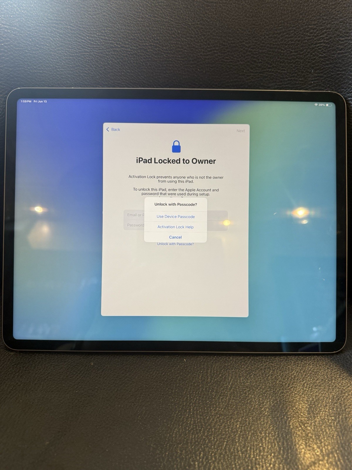 Apple iPad Pro 5th Gen 12.9″ 2021 WiFi A2379 Gray 512GB (Not Working) (READ)