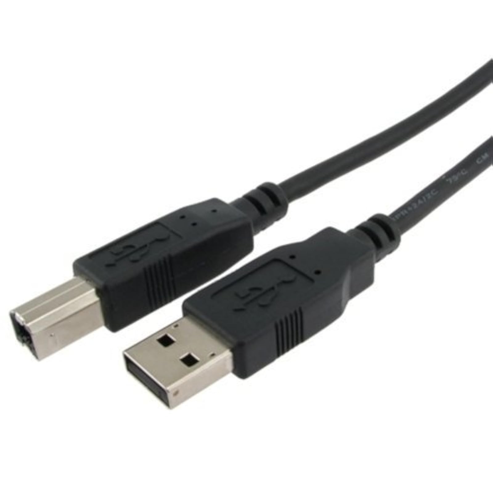 USB 2.0 Printer Cable Cord A To B 6 Foot For Canon Pixma Lexmark HP Printers