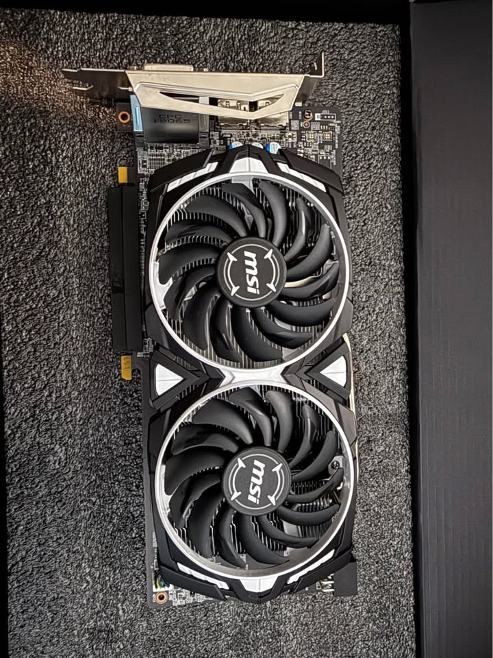MSI Radeon RX 580 ARMOR 8G OC 8GB GDDR5 Graphics Card GPU Tested Working HDMI DP