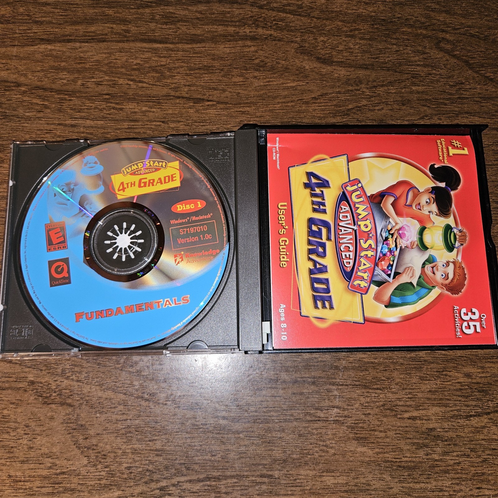 Jump Start Advanced 4th Grade Windows CD-ROM/ 3 Disc set – MISSING DISC 2!!