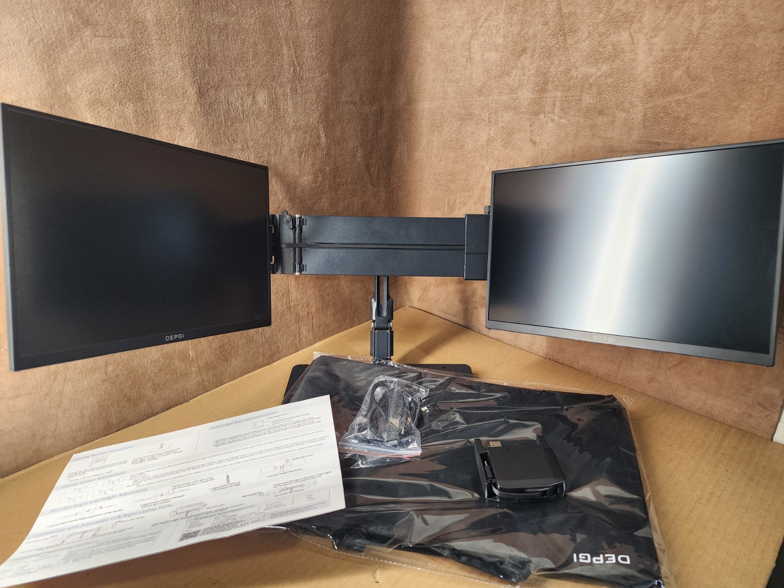 DEPGI 14″ Laptop Screen Extender, 1200P FHD Portable Triple Monitor DE141NB