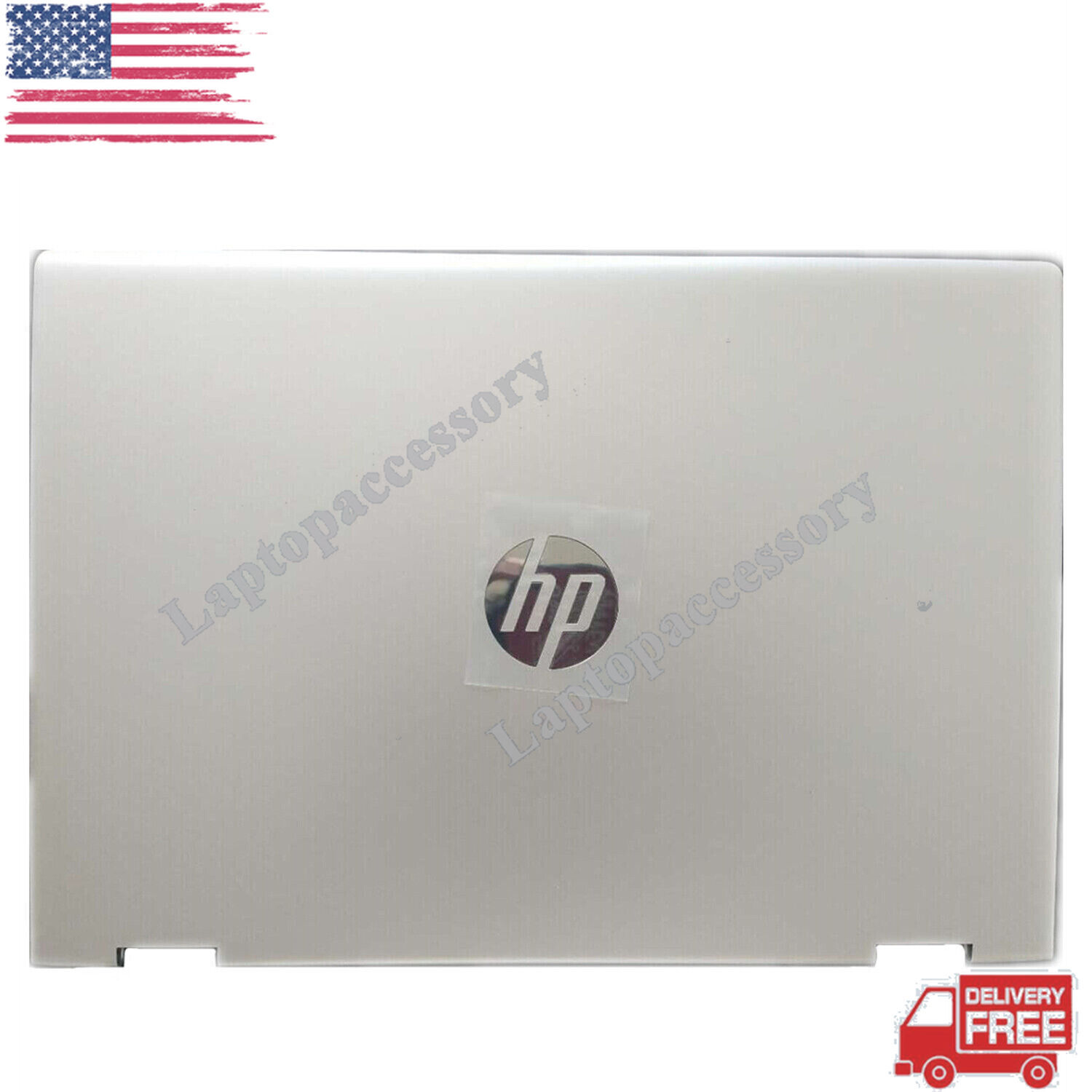 LCD Back Cover Silver For HP Pavilion X360 14-CD 14M-CD0003DX 14M-CD0001DX New