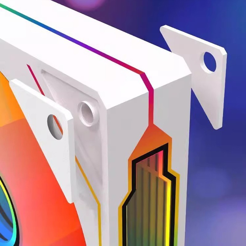 3PACK ARGB & PWM RGB 120mm Desktop PC Computer Case CPU Quiet Prism Cooling Fan