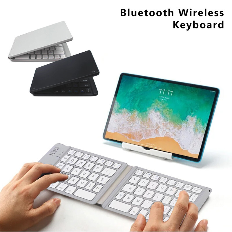 Slim Wireless Bluetooth Keyboard For iMac iPad Android Phone Tablet PC Laptop