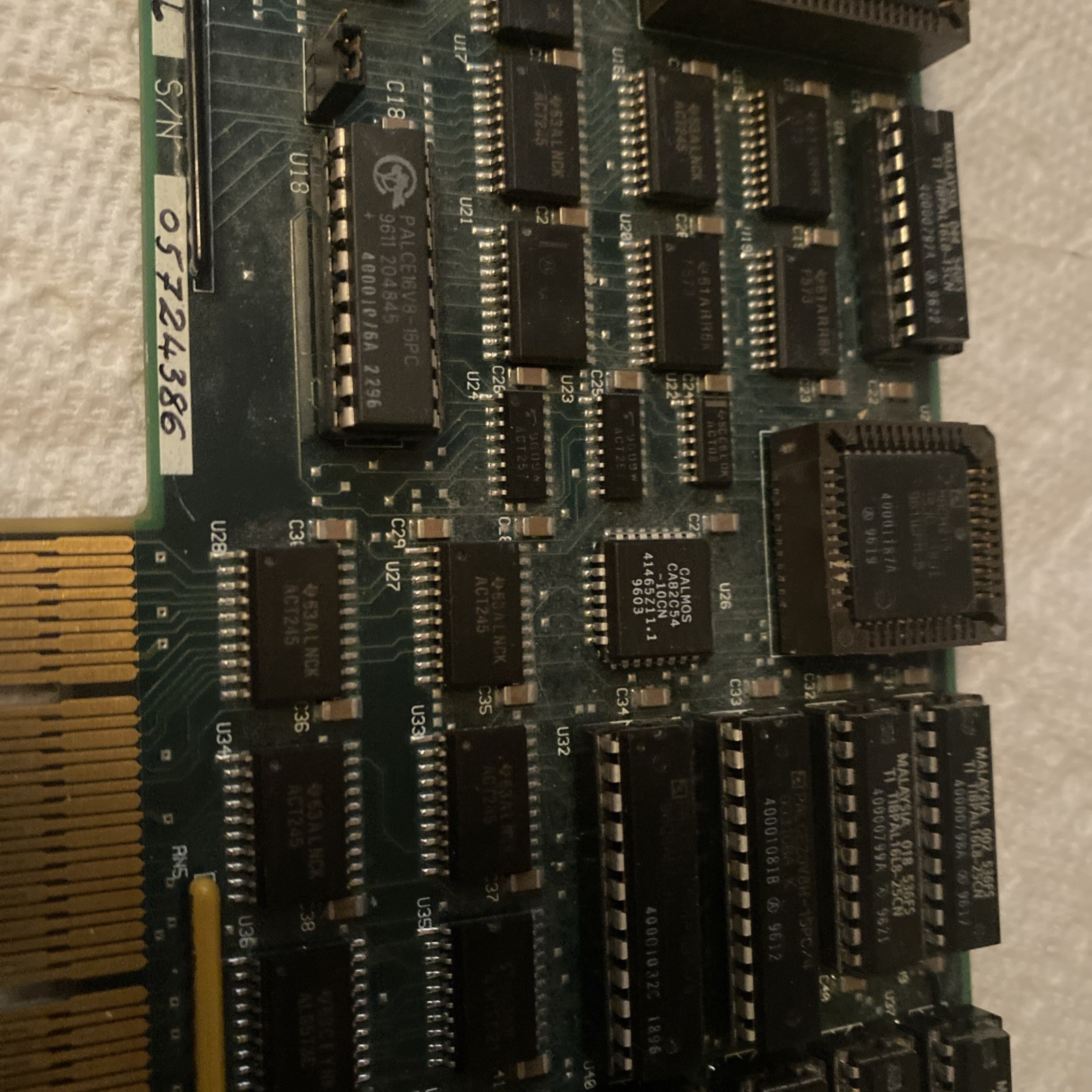 Used Board. From 1990’s Working Computer PC/16em EISA PIN:(1P)50000201 Untested