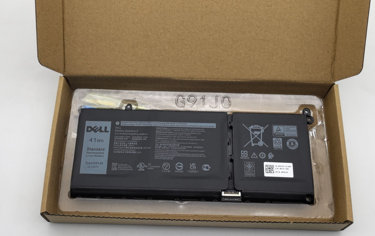 Genuine 41WH G91J0 Battery Dell Latitude 3320 3420 3520 Inspiron 5310 5410 5415