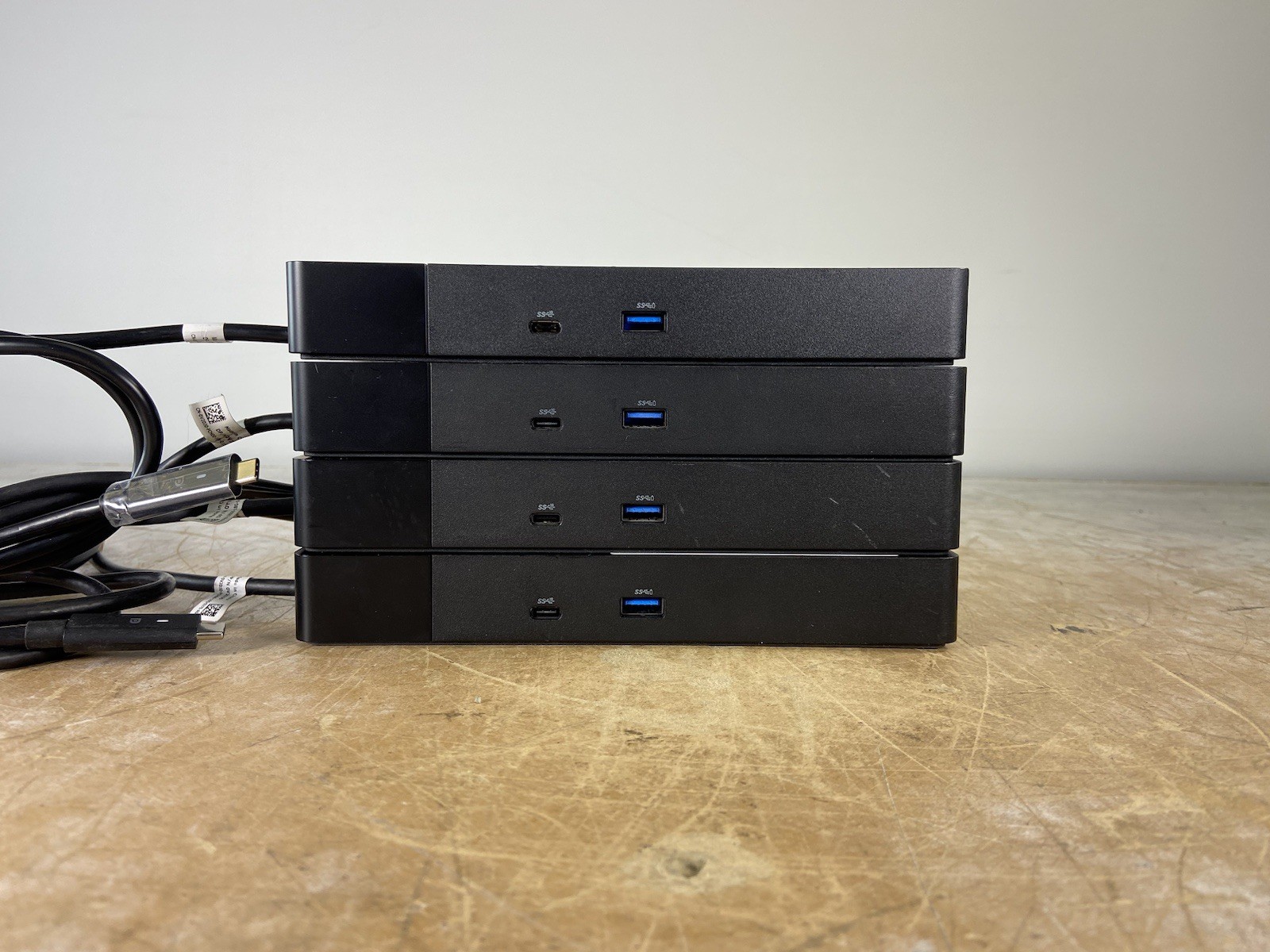 (LOT OF 4) DELL WD19S (K20A) DOCKING STATION ONLY