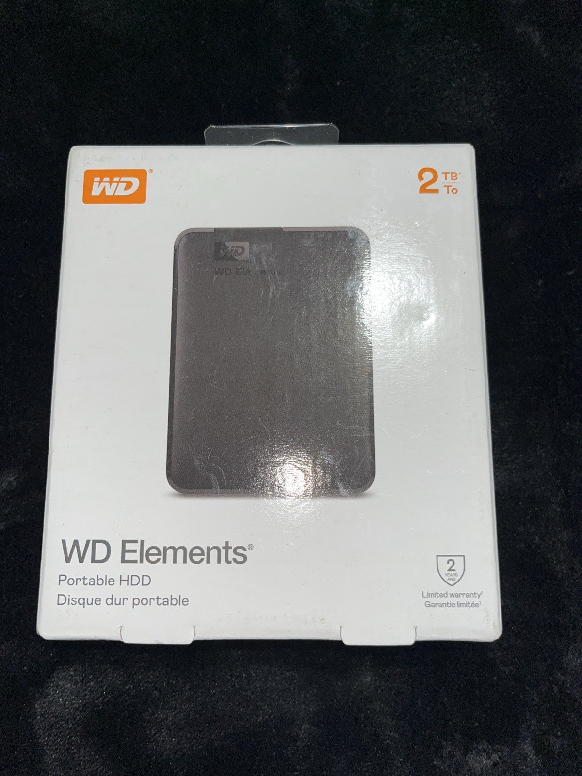 WD Elements 2TB Portable External Hard Drive USB 3.0 WDBU6Y0020BBK, New & Sealed