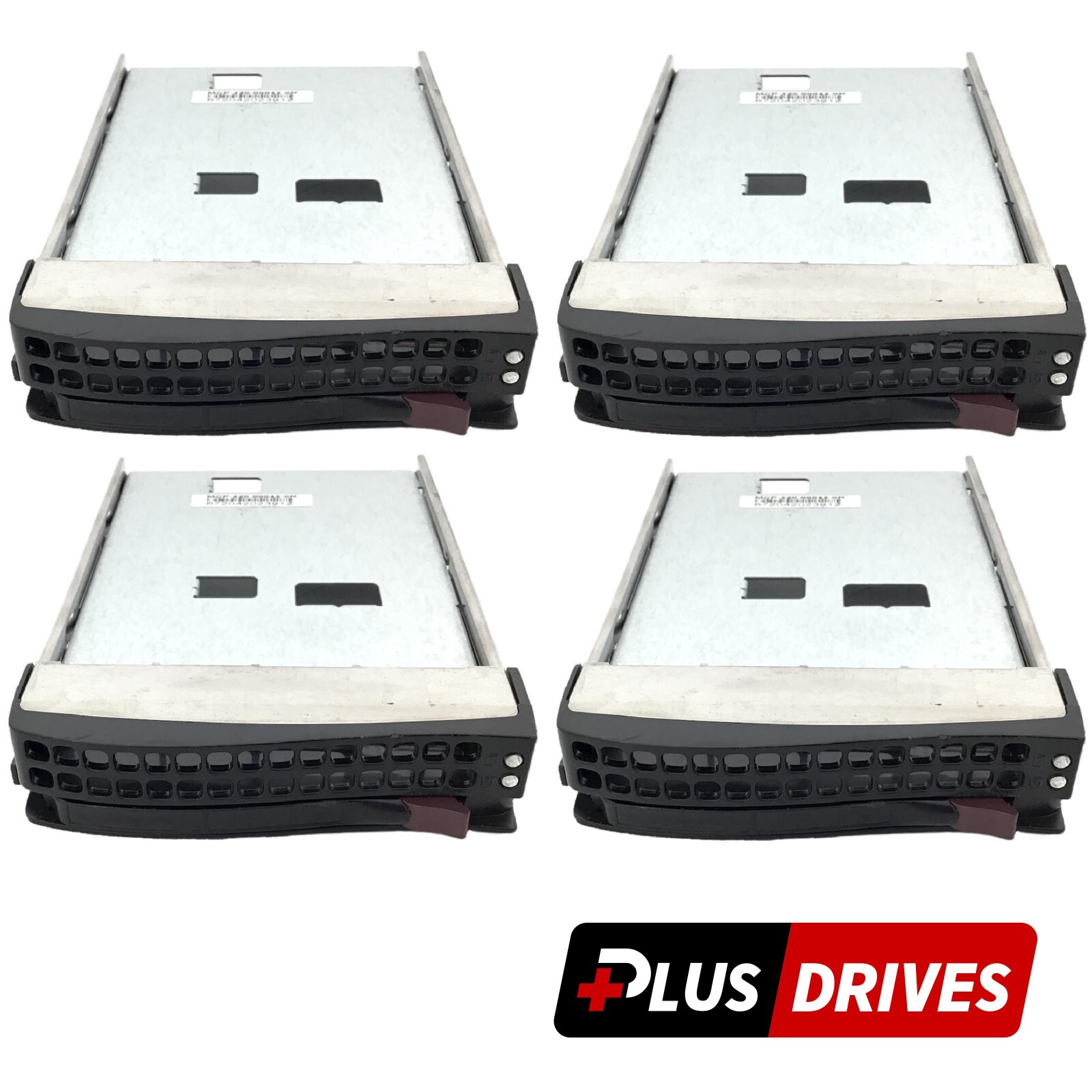 Lot of 4 Supermicro 3.5″ to 2.5″ Drive Bay Adapter Tray Caddy MCP-220-00043-0N