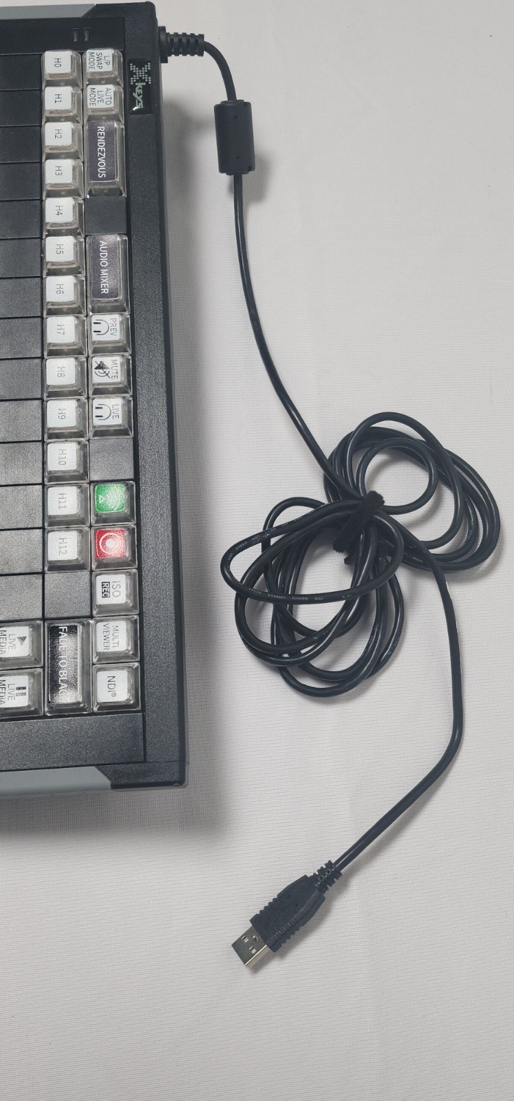 X-Keys 128-Key Programmable Keyboard | XKE-128 | Tested & Working