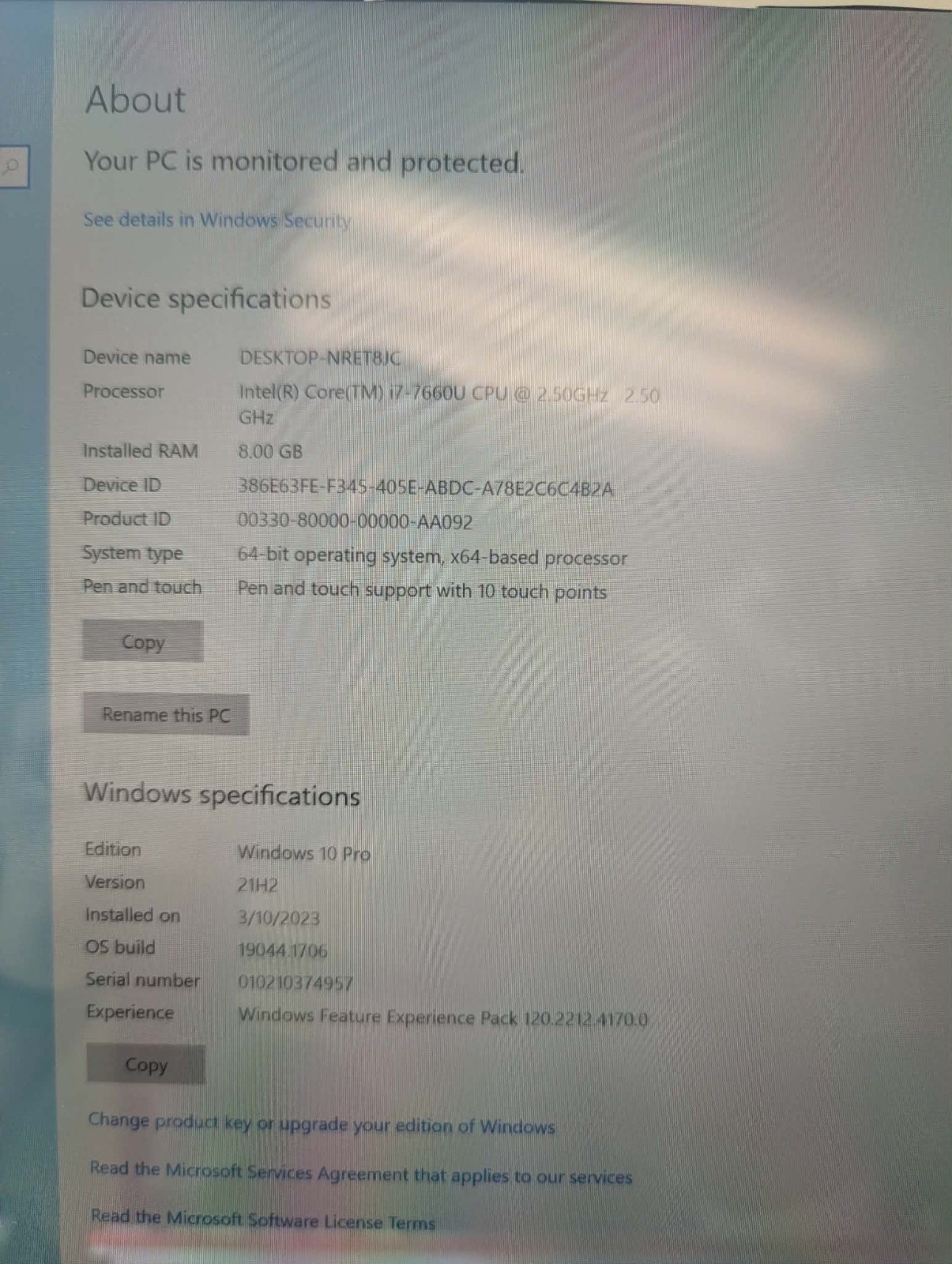 Great desktop! Microsoft Surface Laptop Model 1769 i7-7660U Keyboard not working