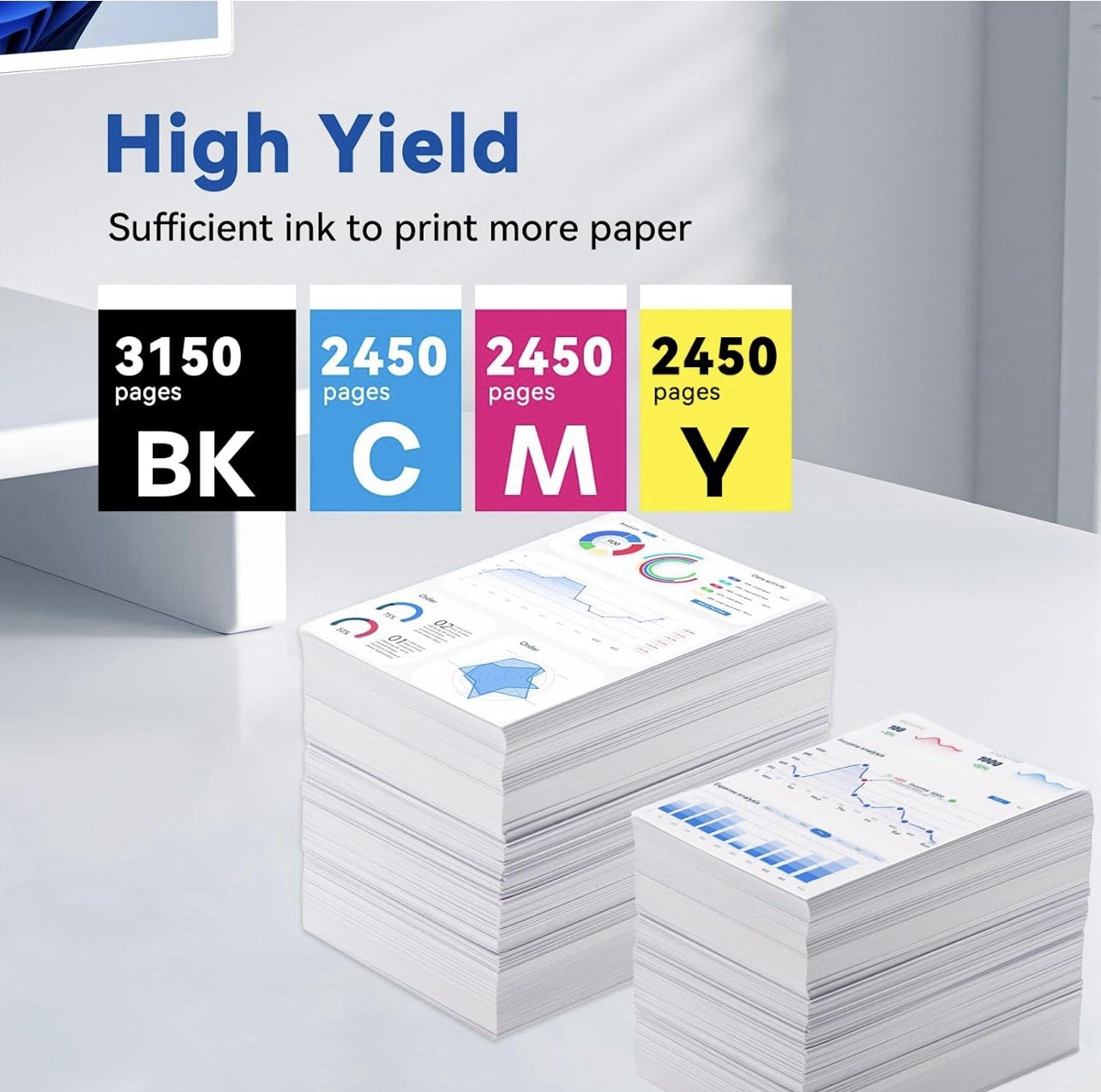 206X HP 4 Pack BCMY Toner Cartridges High Yield Compatible (With Chip)