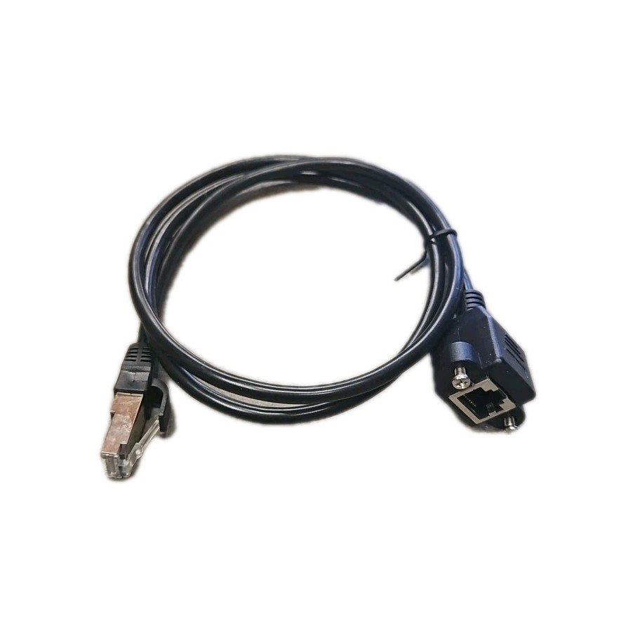 10pcs – 3ft Cat5e RJ45 M/F Shielded Ethernet Network Panel Mount Extension Cable