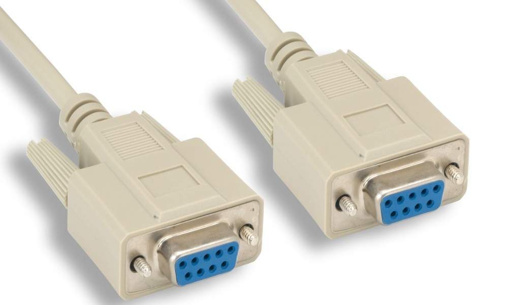 10FT 9 Pin DB9 Serial RS-232 Female to Female Straight Through Cable Shielded