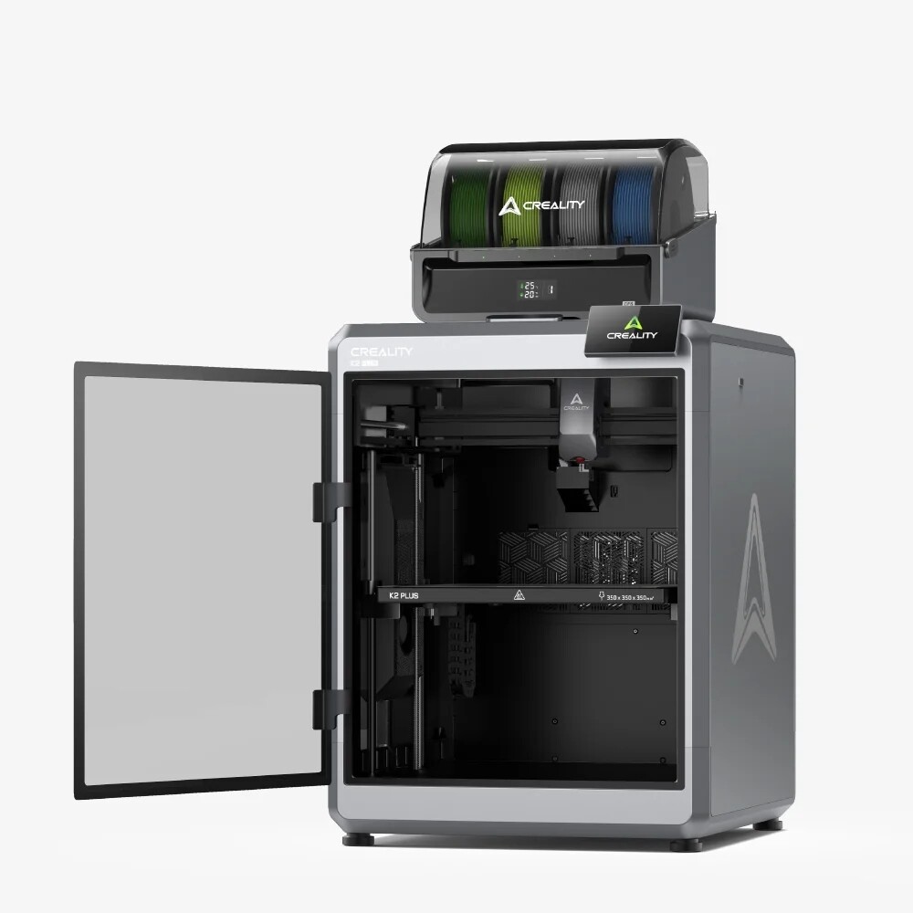 Open Box Creality K2 Plus Combo 3D Printer 600mm/s Multi-Color Printing w/ CFS