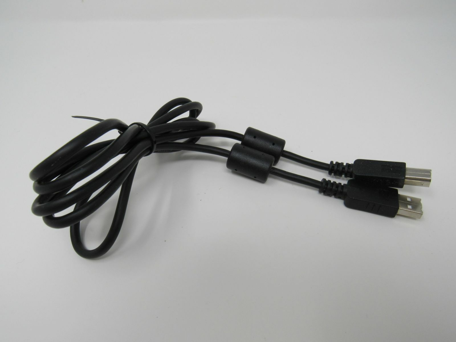 Standard USB A Plug to USB B Plug Cable 5.5 ft Male
