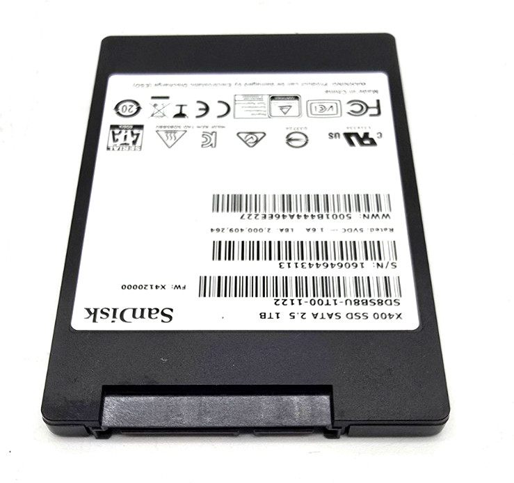 SanDisk X400 1TB 2.5″ SATA III Solid State Drive SD8SB8U-1T00 Tested Good